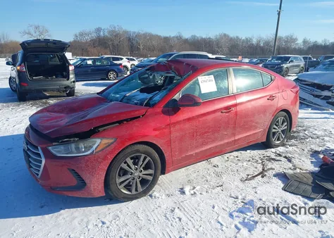 2017 Hyundai Elantra Se z USA, uszkodzony, nr VIN 5NPD84LF5HH009356